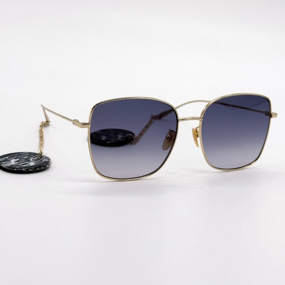NEW GUCCI SUNGLASSES GG1030SK 001 GOLD WOMEN EYEWEAR GUCCI PLUS EARRINGS main image 8